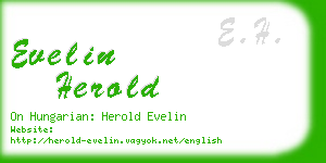 evelin herold business card